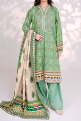 GUACAMOLE - Printed Unstitched Khaddar Suit (3 Piece) 3177